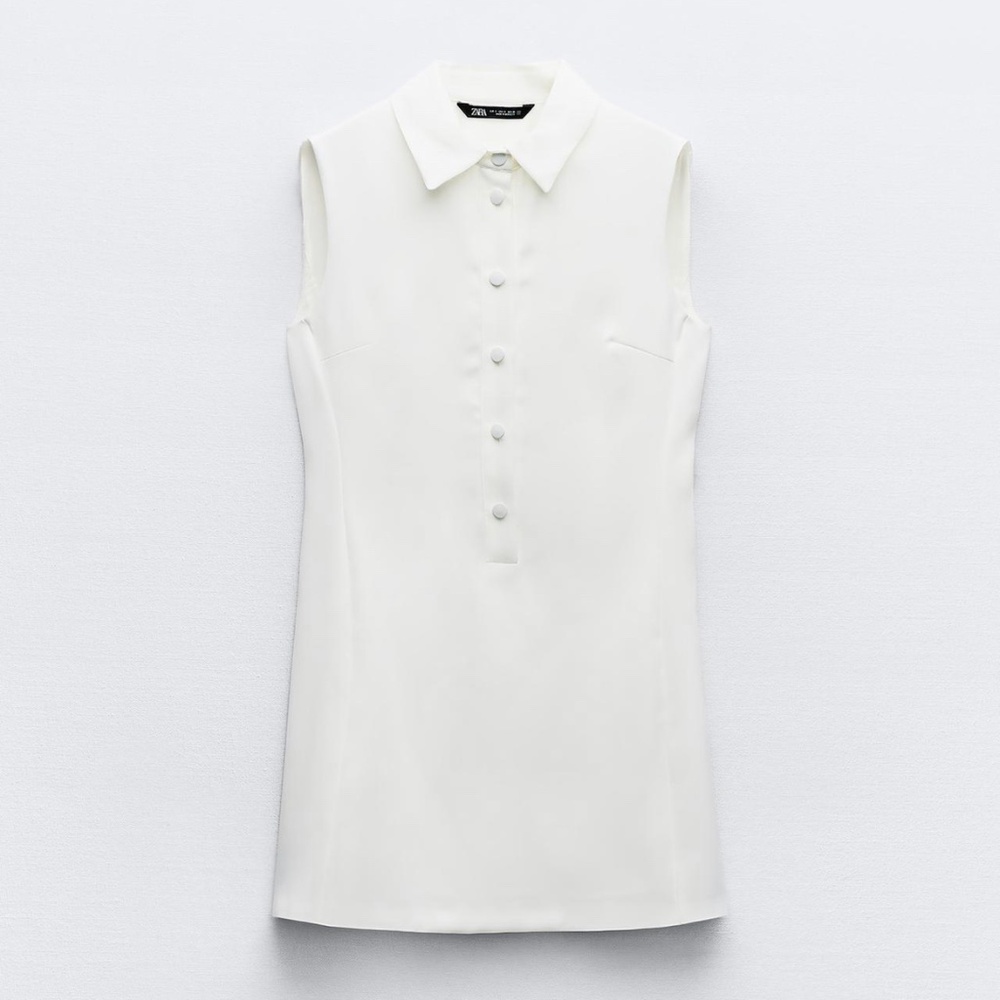 Zara shirt mini dress